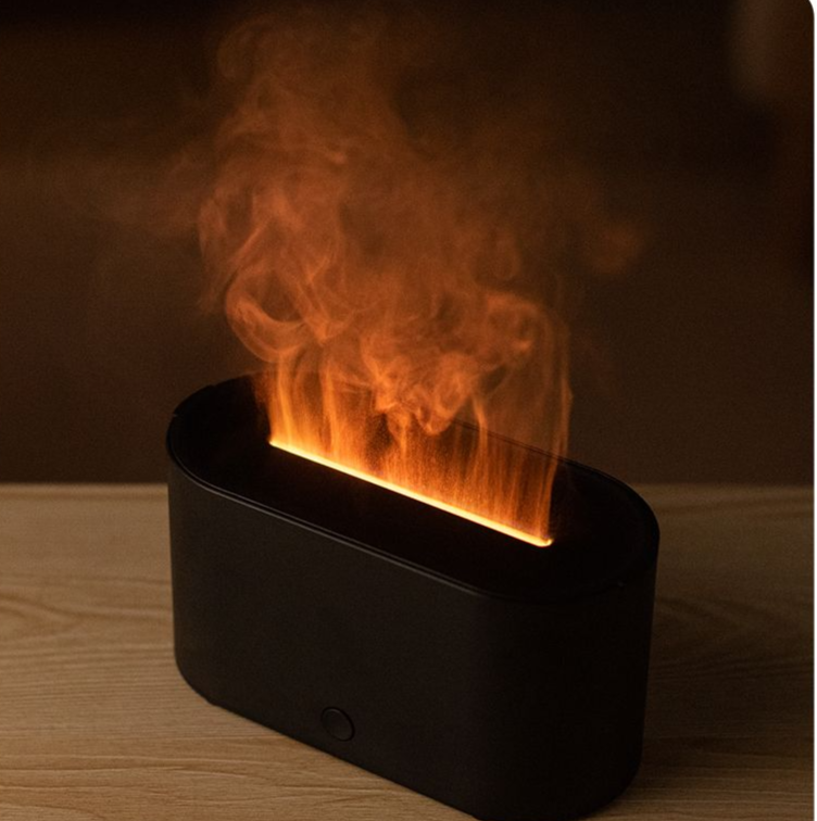 Lampada a fiamma ultrasonica RYYD - LED a 7 colori | Umidificatore da comodino | Certificato CE_voghion.com
