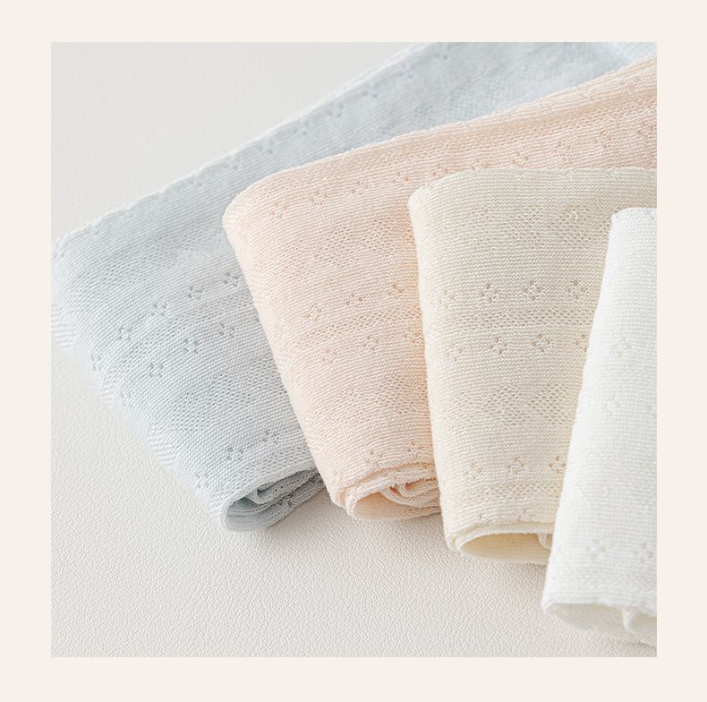 Women's Solid Color Calf Socks, Summer Thin Hollow Mesh Long Sweet Lace Ballet Style Socks, Seamless Socks_voghion.com