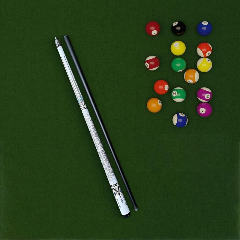 Carbon Fiber Pool Cue Set For Home And Bar, 12.5mm Tip Billiard Carbon Fiber Cue, 57.68 Inch 1/2 Split Type Professional Carbon Fiber Pool Cue_voghion.com