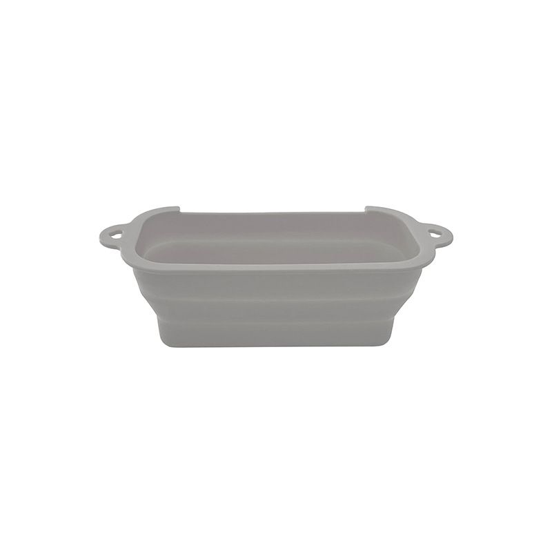 Contenitore per raccolta grasso in silicone, contenitore per raccolta grasso pieghevole per barbecue in pietra nera_voghion.com