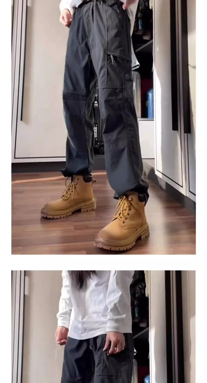 Funktioneller Windbreaker im rein amerikanischen Stil für Herren, schnelltrocknende Jogginghose mit Kordelzug für Frühling und Herbst, Outdoor-Arbeitskleidung_voghion.com