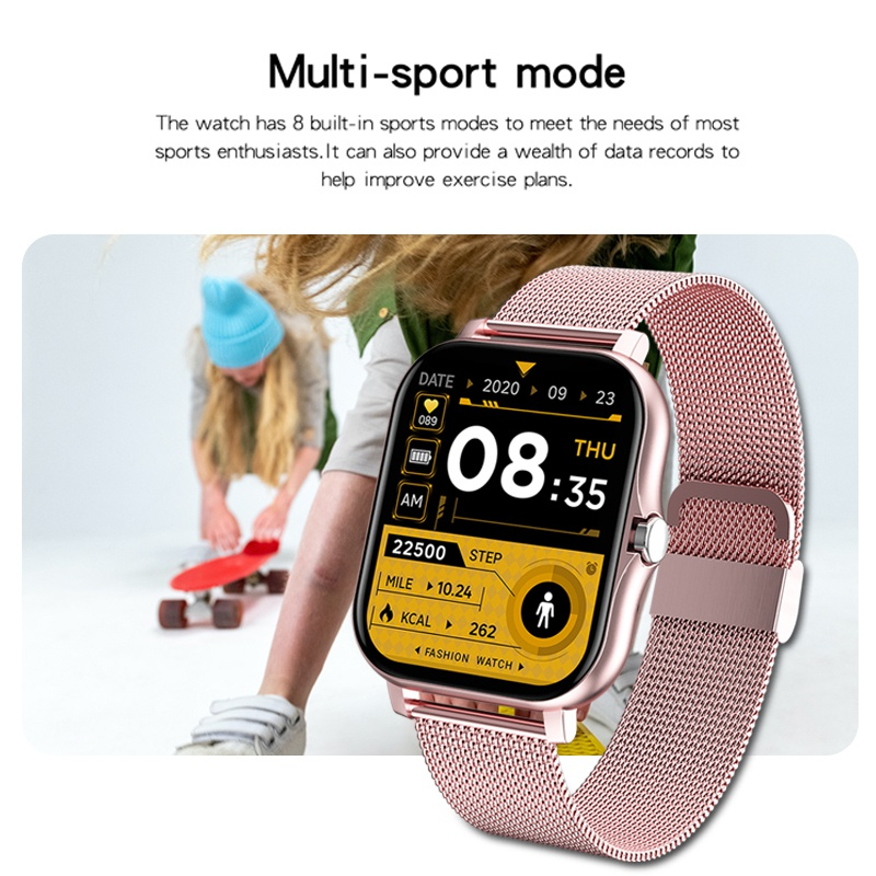 Neue Smartwatch für Damen und Herren, 1,83-Zoll-Farbdisplay, Full-Touch, Bluetooth-Anruf, Smart-Armband, lebenslang wasserdicht, Fitness-Tracker, Gesundheitsarmbänder für Damen_voghion.com