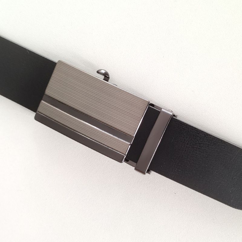 Classic Casual Business Versatile Automatic Buckle Toothless Belt Men's Belt Belt PU_voghion.com