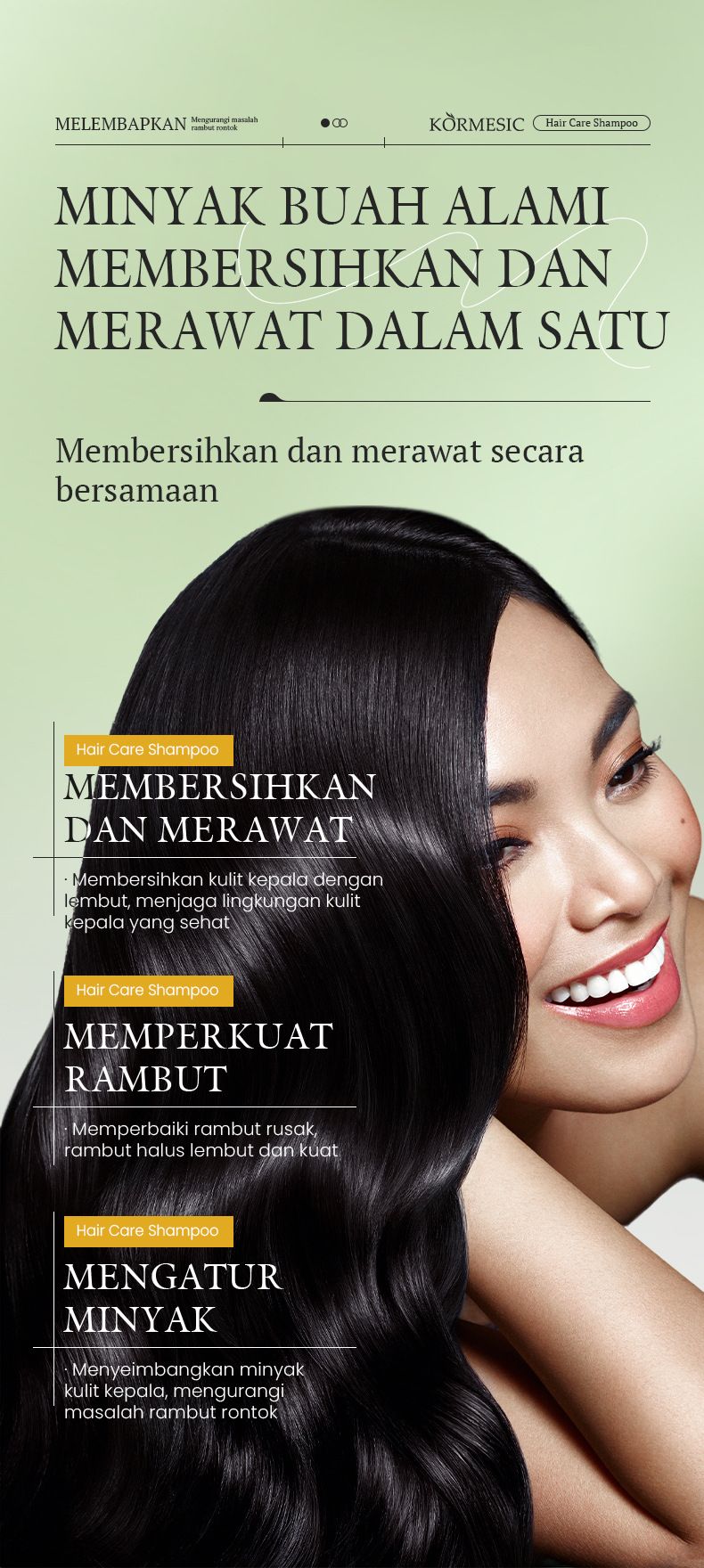 KORMESIC Hair Care Shampoo Shampoo Soft Floating_voghion.com