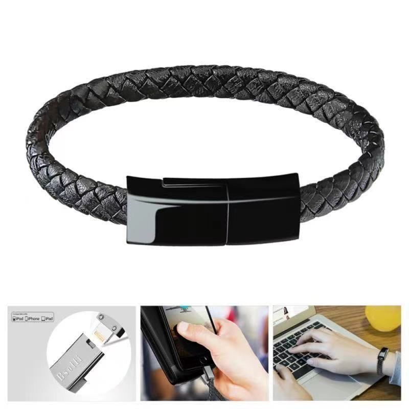 Schmuck-Datenkabel, Auto-Schnellarmband, Mehrzweck-Ladekabel für Mobiltelefone, Android Micro USB C, Geeignet für_voghion.com