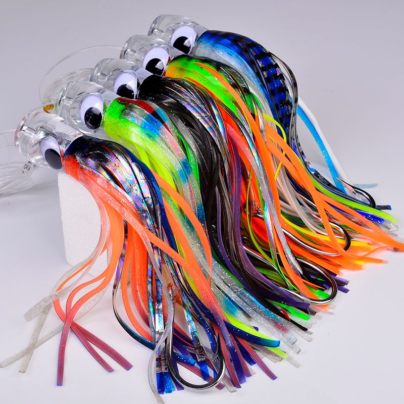 Köder Acryl Octopus Drag Soft 23cm 17cm Harz Bionic Köder Meer Boot Angelausrüstung_voghion.com