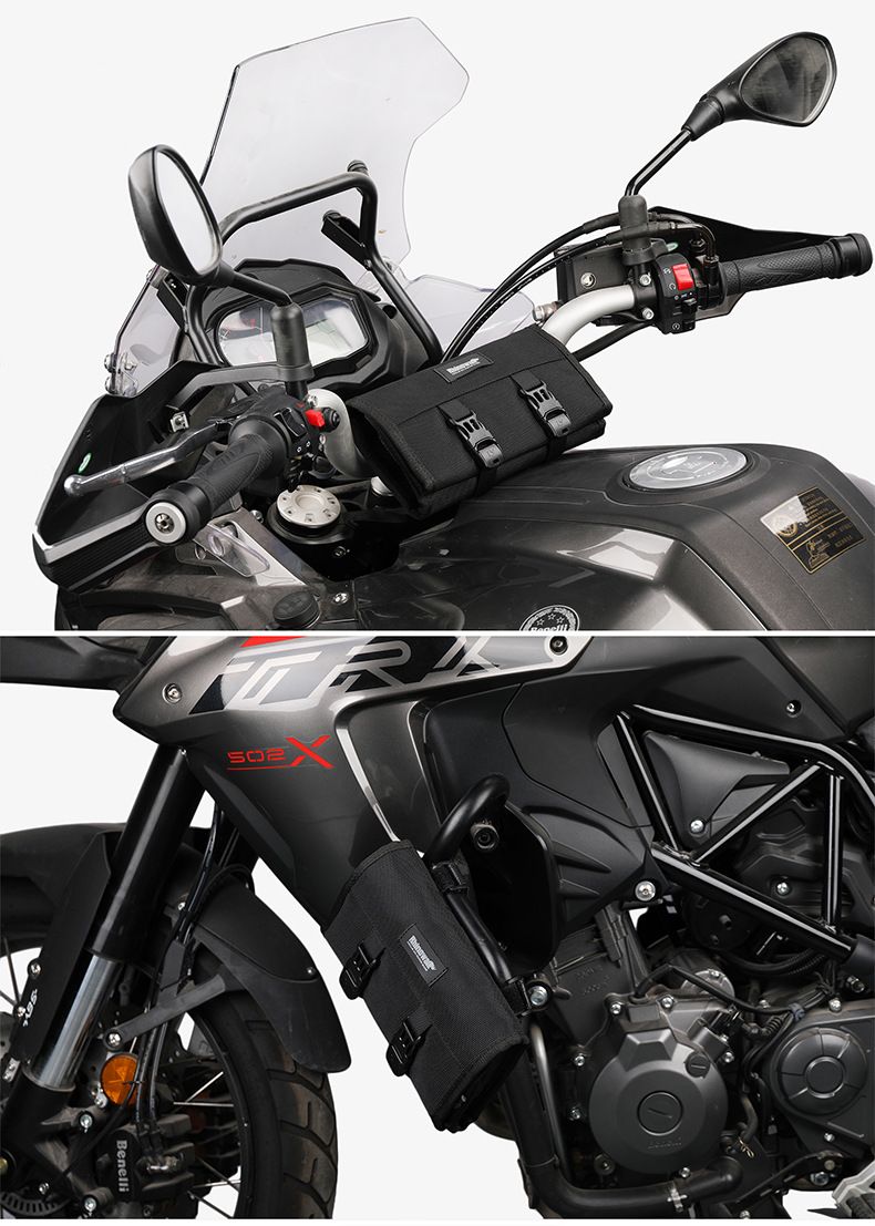 Kit di attrezzi per la riparazione di motociclette Rhinowalk/Rhinoceros·Stroll, borsa portatile per la manutenzione di biciclette_voghion.com