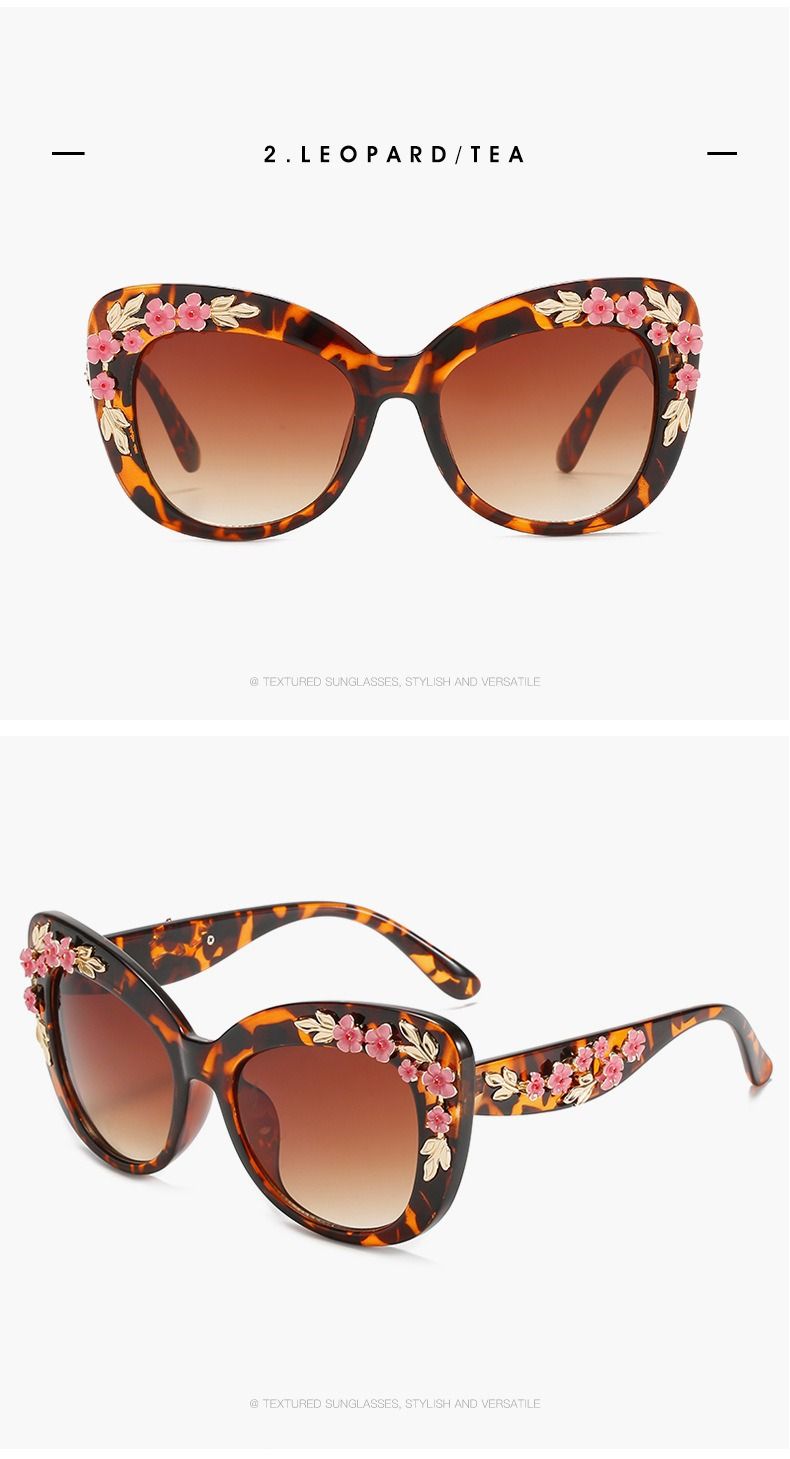 Fashionable Personality Party Sunglasses Cross Border High Value Comfortable Retro Sunglasses European And American Trendy Cat Eye Glasses_voghion.com