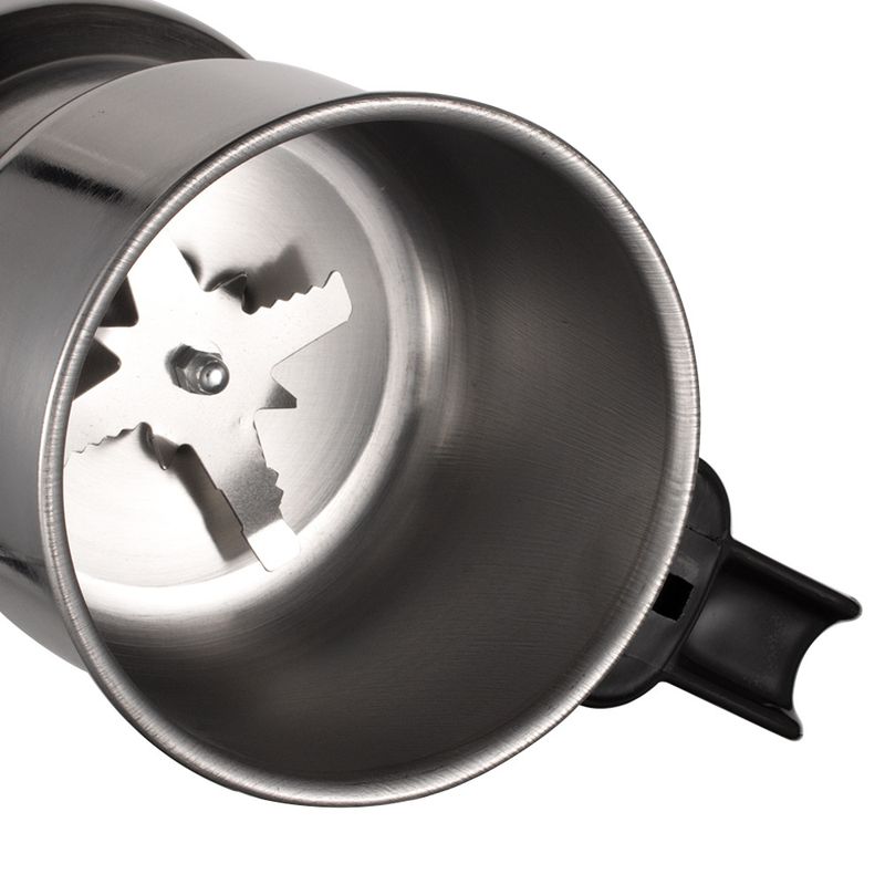 Industrielle Mini-Kaffeemühle – 300 W, elektrisches Mahlwerk aus Edelstahl, Pulsfunktion für Espresso, Filterkaffee und Cold Brew, Universal 110–240 V_voghion.com