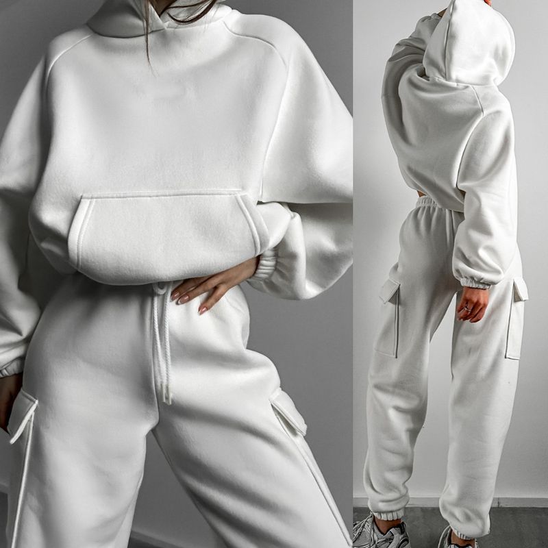 Ropa de mujer Otoño e invierno Ropa de mujer Nueva moda Deportes Ocio Suéter Traje_voghion.com