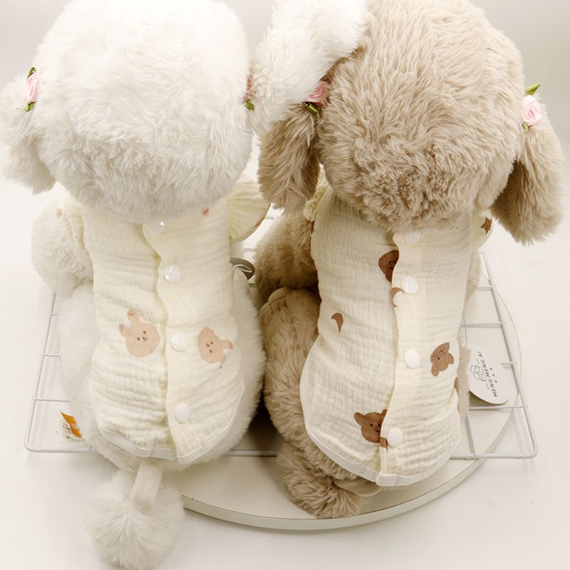 Pet Spring Summer Ins Japanese Korean Cat French Bulldog Plus Size Dog Home Clothes_voghion.com