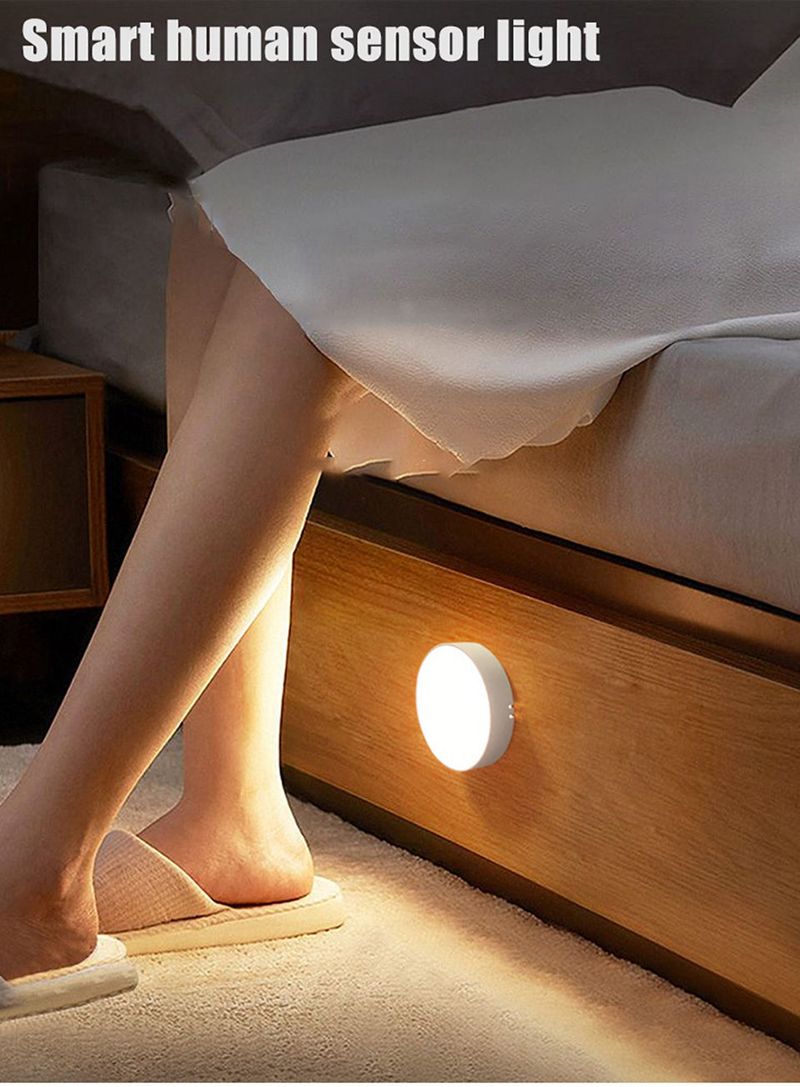 Motion Sensor Light USB Rechargeable Night Light LED Lamp For Kitchen Bedroom Stairs Hallway Cabinet Closet Wardrobe Nightlight_voghion.com