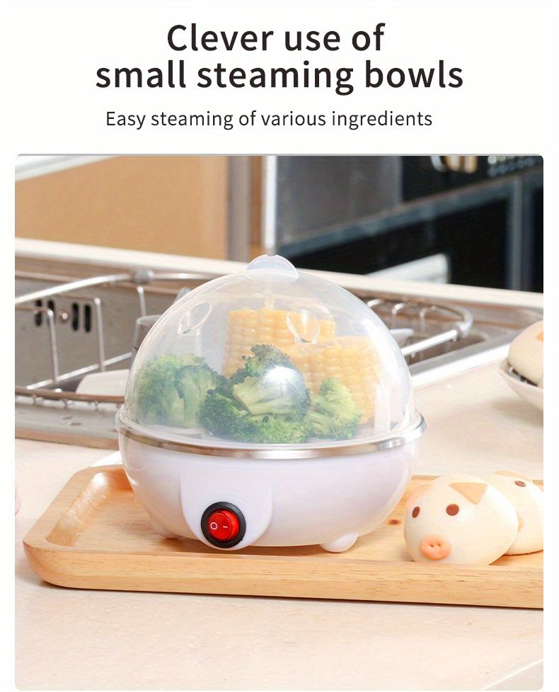 RYYD Smart Egg Cooker - Auto Shut Off|Compact 1-Person|CE Certified_voghion.com