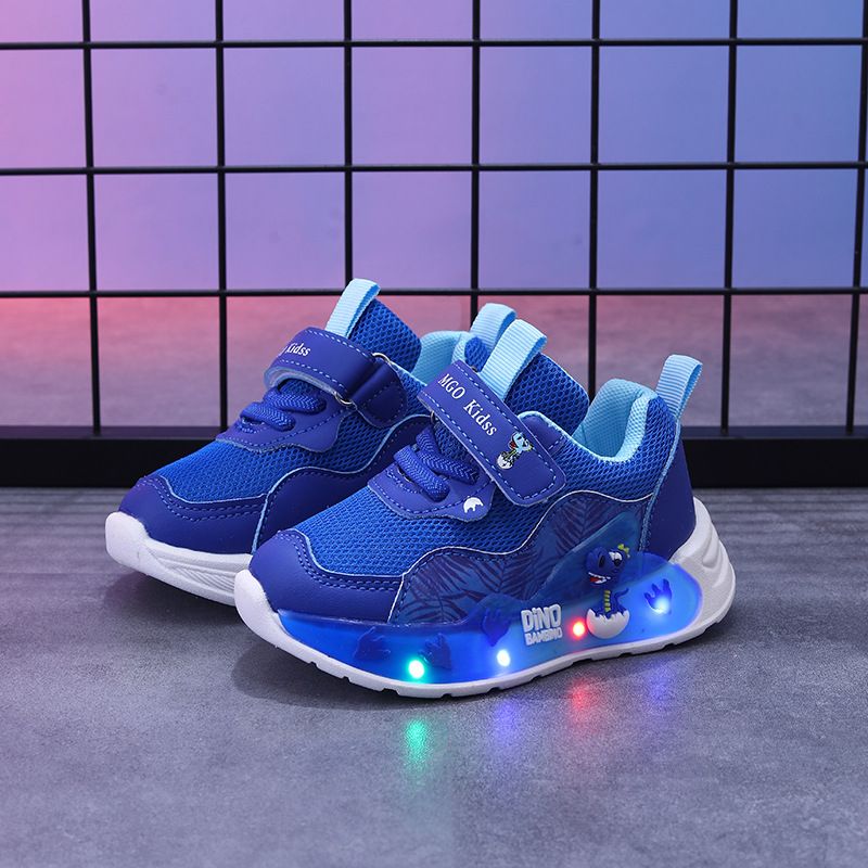 Scarpe luminose in rete di nuovo stile 2025, scarpe sportive casual, scarpe luminose per ragazzi, comode, traspiranti e leggere_voghion.com