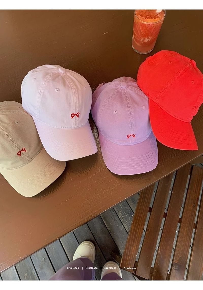 Cappellino da baseball sportivo tridimensionale per bambini, estivo, versione coreana, versatile, con grande circonferenza della testa, con fiocco ricamato, cappello da sole per esterni_voghion.com