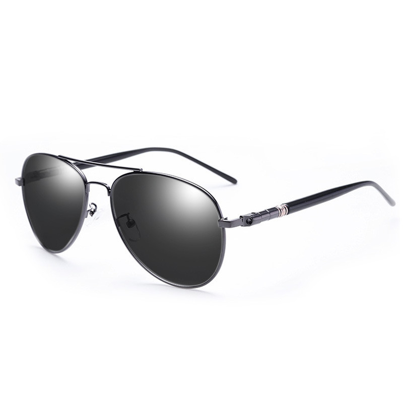 Neuheiten Klassische Polarisierte Sonnenbrille Für Männer Zum Autofahren Retro Metall Angeln Marke Designer Schwarz Pilot Sonnenbrille Männlich UV400 Schutzbrille_voghion.com
