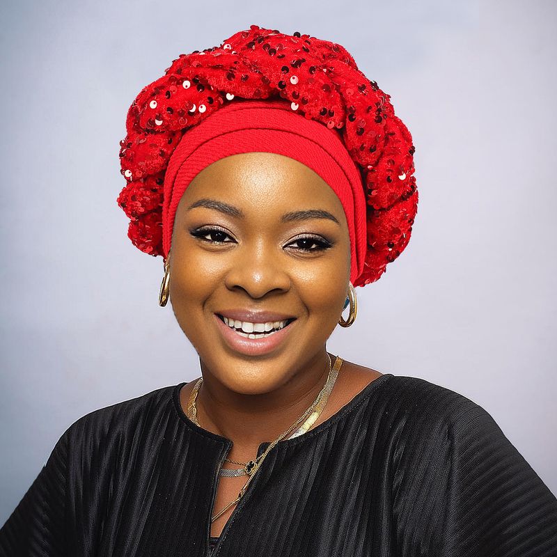 hot selling sequined big braid turban hat fashionable twist turban hat forehead cross turban hat_voghion.com