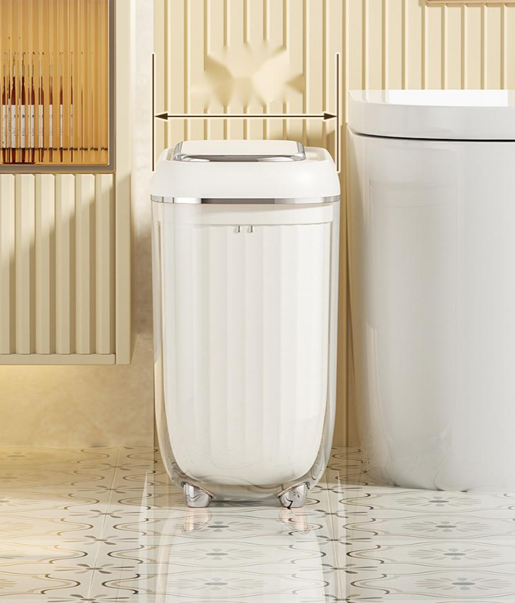 ACZT Simplehuman Sensor Trash Can – Automatic Lid, Dual Compartment, Modern Kitchen Design_voghion.com