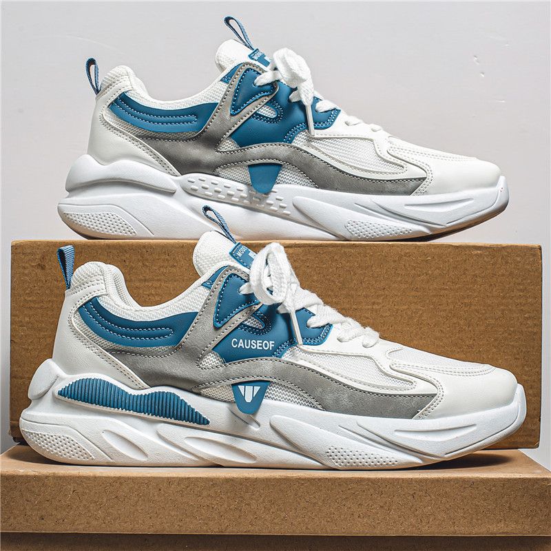 Spring Breathable Meh Odor Reitant Board Caual Port Men' Oft Ole Running Dad Hoe, Anti Lip Forret Gump_voghion.com