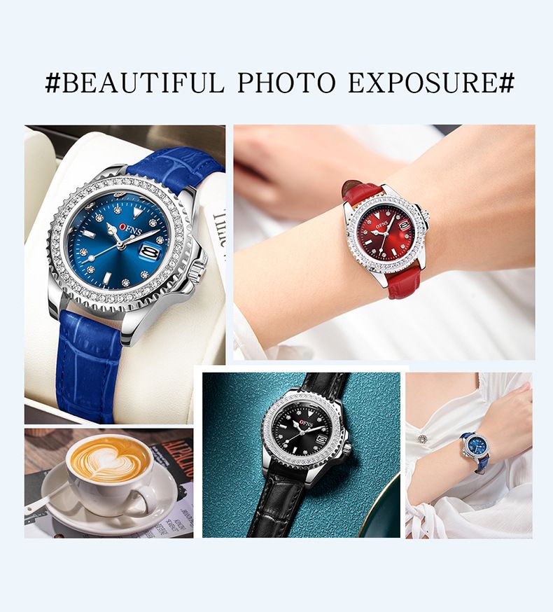 Women's Fashion Watch With Luminous Dial, Date Function & Waterproof Design – Light Luxury Minimalist Style Light Luxury Single Calendar Watch_voghion.com