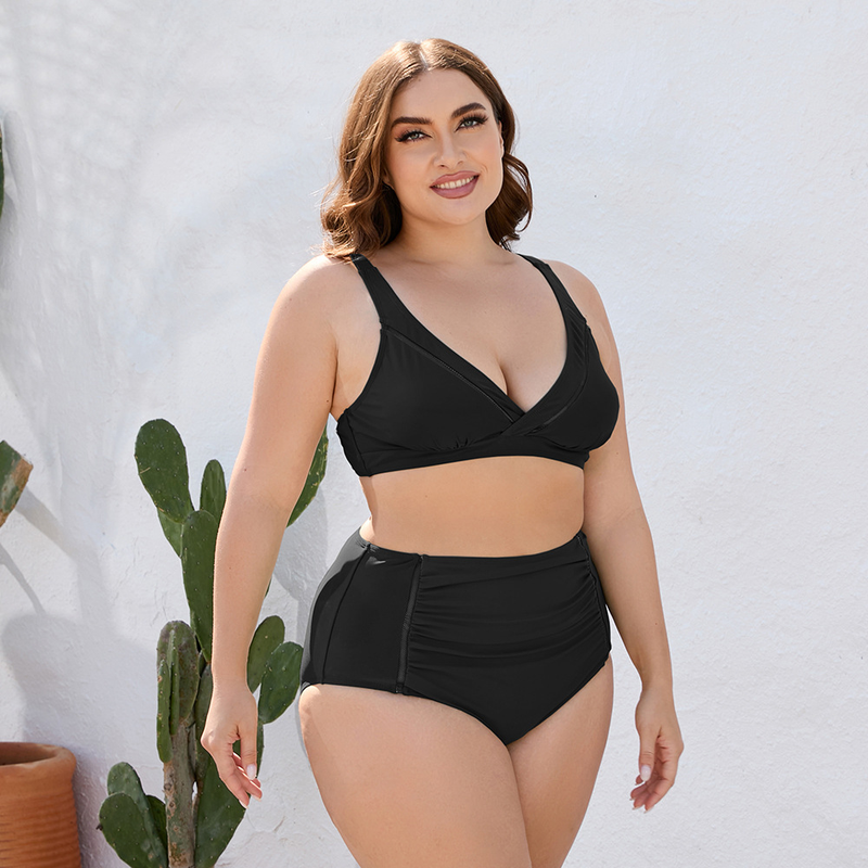 Hot Selling Bikini Sexy Plus Fat Plus Multi-Color Optional Split Swimsuit for Women_voghion.com