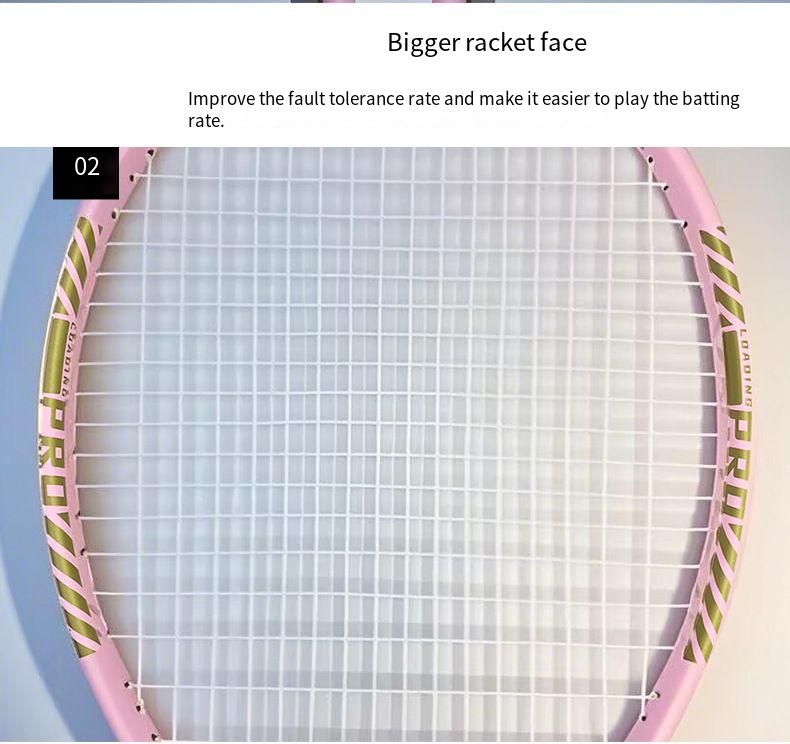 Trainer Outdoor With String Rebound Self-Practice Parent-Child Children's Single Player Tennis Racket Set_voghion.com