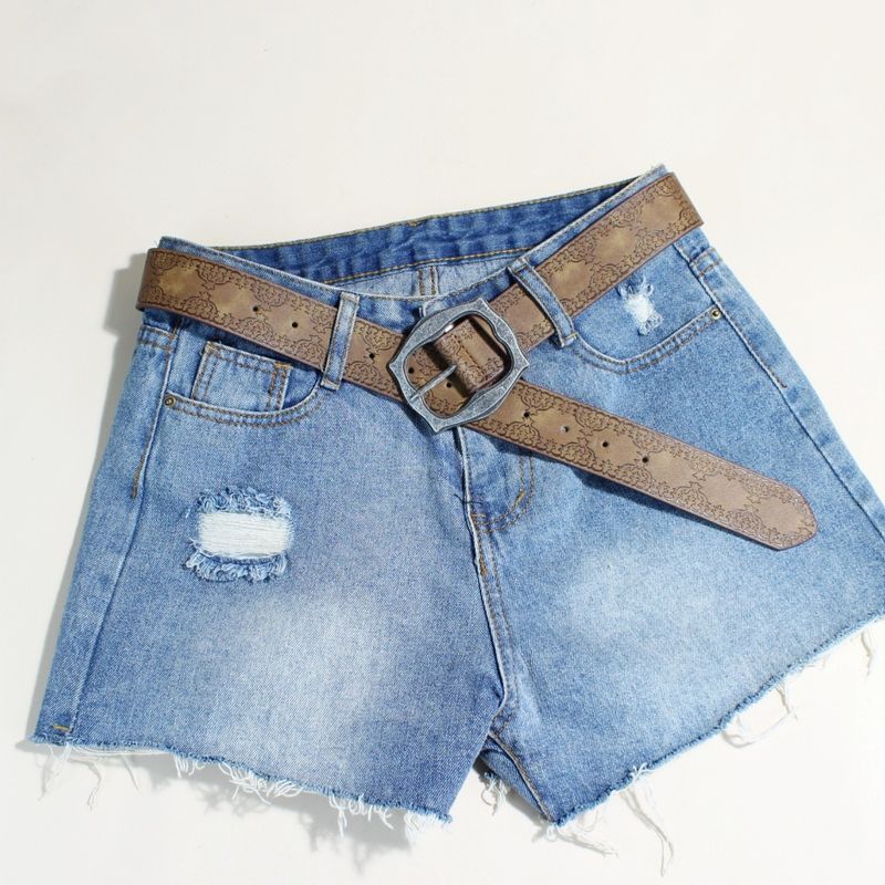 New Ethnic Style Retro Old Belt Women's Belt Matching Jeans Belt High End Brown_voghion.com