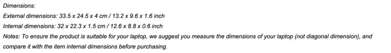 NIDOO Carrying Case Hard Shell Protective Laptop For 13 14 Notebook Waterproof Shockproof Computer Bag Black 240724_voghion.com