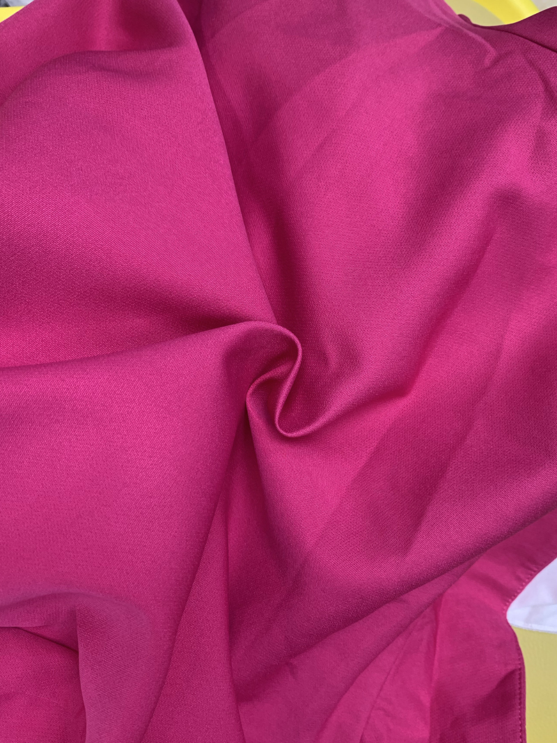 Pantaloni larghi da donna a gamba larga a vita alta a maniche lunghe con risvolto casual, due pezzi_voghion.com