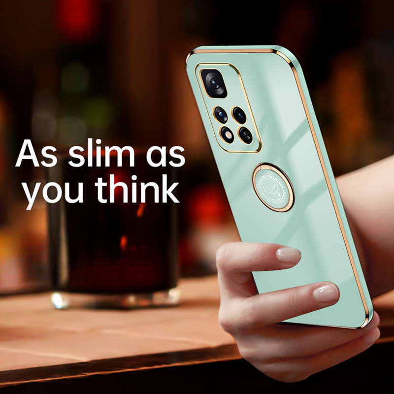 Custodia per telefono quadrata di lusso per Xiaomi Redmi note 11 t 9 10 pro max plus 10s Cover per Redmi 10 10t 9_voghion.com