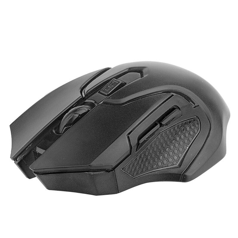 Pinyi G46 2.4 Kabellose Laptop-Desktop-Computermaus Büro-Gaming-Business Schwarz_voghion.com