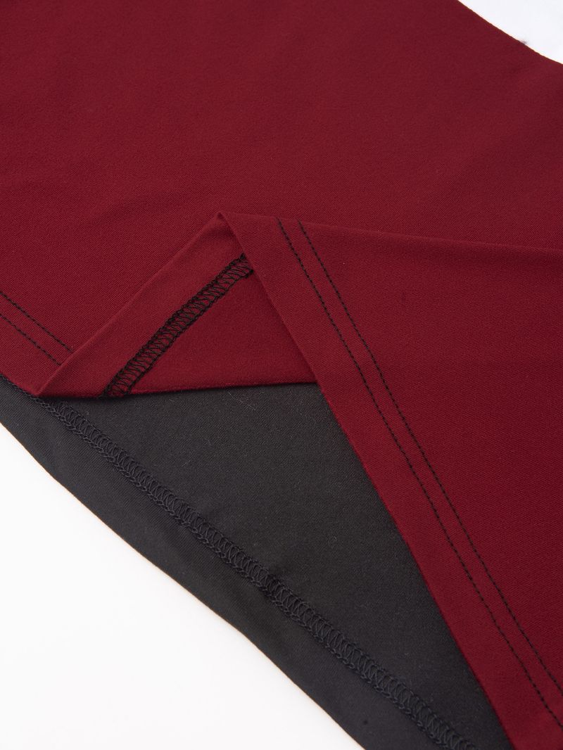 Chaleco deportivo holgado para hombre con costuras en contraste de colores para correr_voghion.com