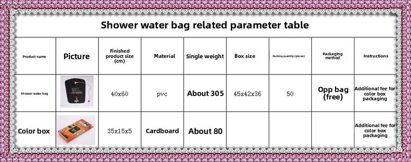 Kamperen Buitenbad Picknick Opslag Draagbare Waterdouche Tas_voghion.com