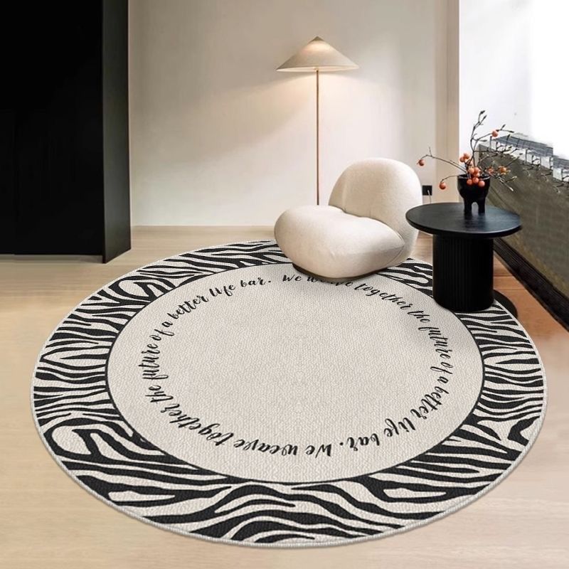 Mājas mēbeles apaļas augstas klases viesistabas dīvāns kafijas galdiņa sega guļamistabas mācību apaļais paklājs_voghion.com