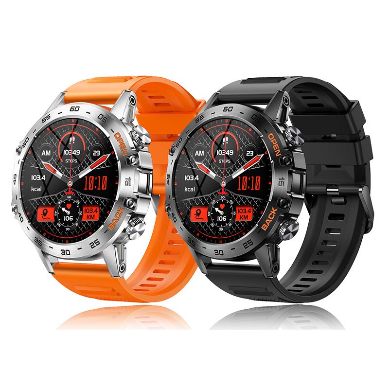 K52 Smart Watch Bluetooth Chiamata Musica Sport Contapassi Tre Protezioni Meteo Display Messaggio Promemoria Multifunzione_voghion.com