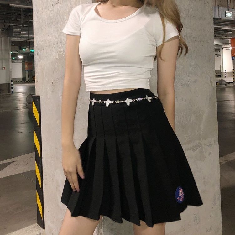 Catena per cintura da donna in metallo con strass a forma di farfalla, regolabile, decorazione per abito, ciondolo a forma di fiore di alta qualità_voghion.com