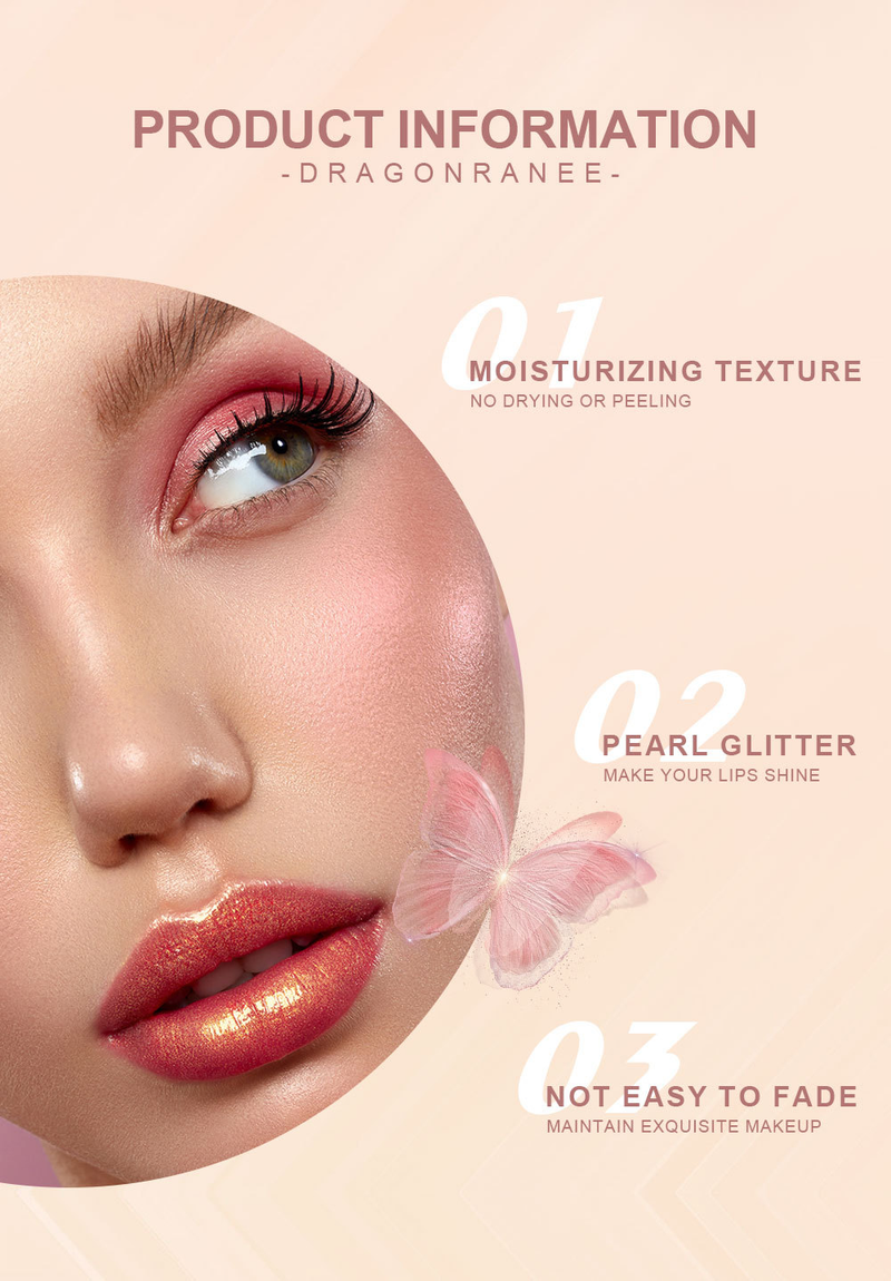 3-Piece Pearlescent Lipstick Set - Moisturizing Shimmer Lipsticks With Fine Glitter, Star-Shine Mermaid Shades_voghion.com