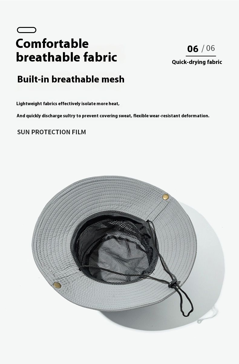 Outdoorhoed zomer dun gedeelte van anti-ultraviolette stralen zonnescherm sneldrogende zonnebrandcrème ademende bergbeklimhoed_voghion.com