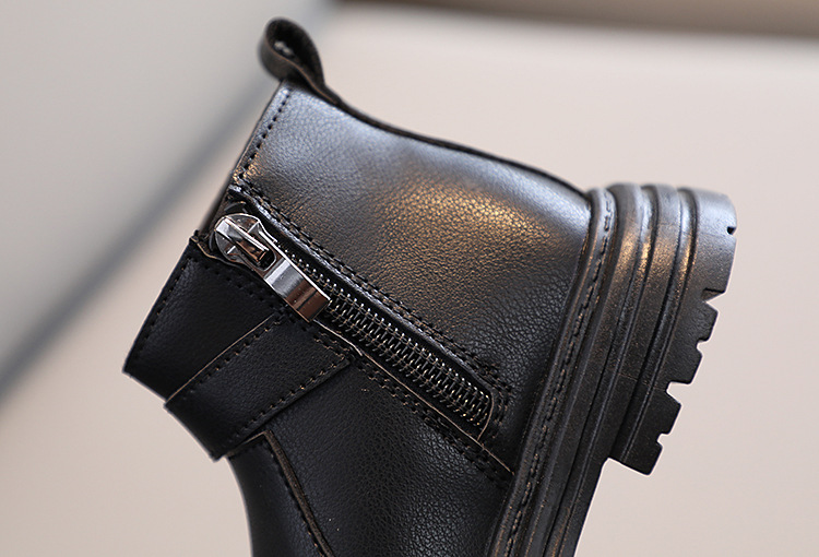 Barnskor Modestövlar för pojkar, flickor med mjuk sula, enkelstövelspänne_voghion.com