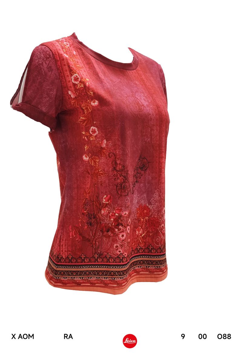 Plus Size 2025 Summer New Women's Printed Pattern Round Neck T-Shirt Short Sleeve Pullover Best For Summer_voghion.com