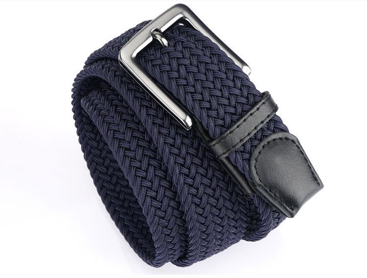 3.5 Men's Breathable Elastic Waist Support Comfortable Belt Silk Woven_voghion.com