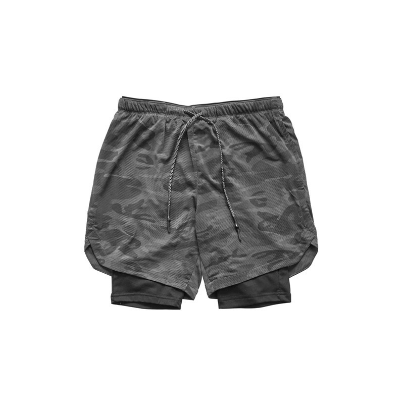 Unbeatable Quality Crazy Muscle Men's Running Shorts, Sports And Leisure Outdoor Loose Multi Pocket Double Layer Fitness Pants New Style_voghion.com