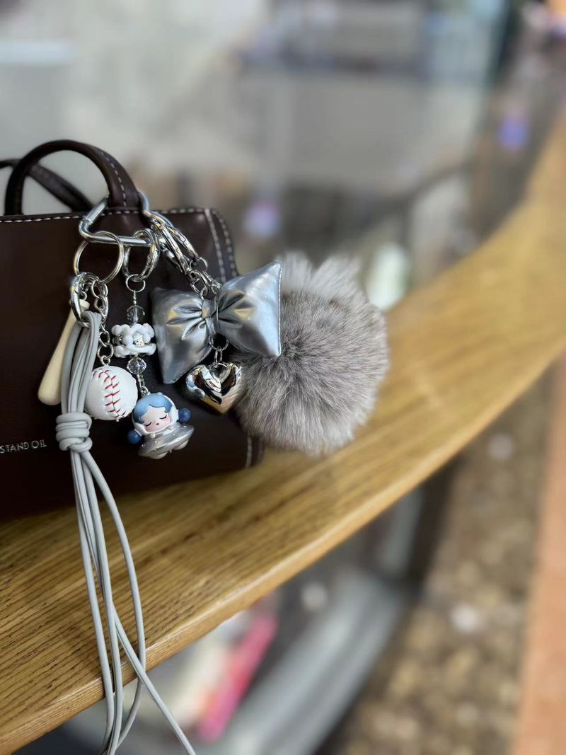 Bag Charms Plush Bag Pendant Cute Doll Pendant High Value Keychain Accessories_voghion.com