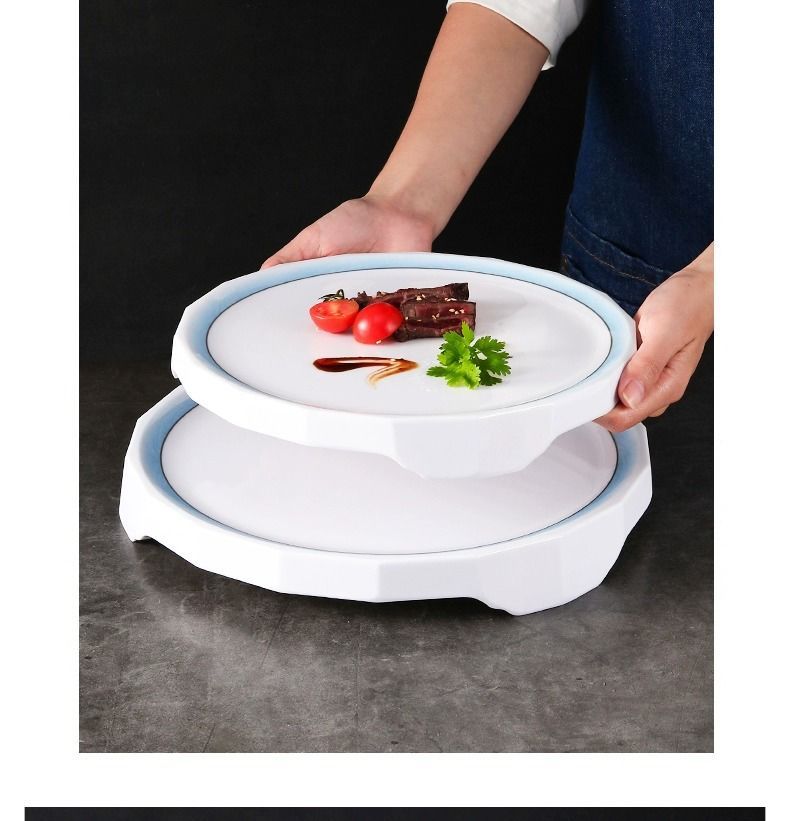 【New Product】Kaiboya Steak Cold A5 Melamine Home Creative Plating Tableware Artistic Dish Plate_voghion.com