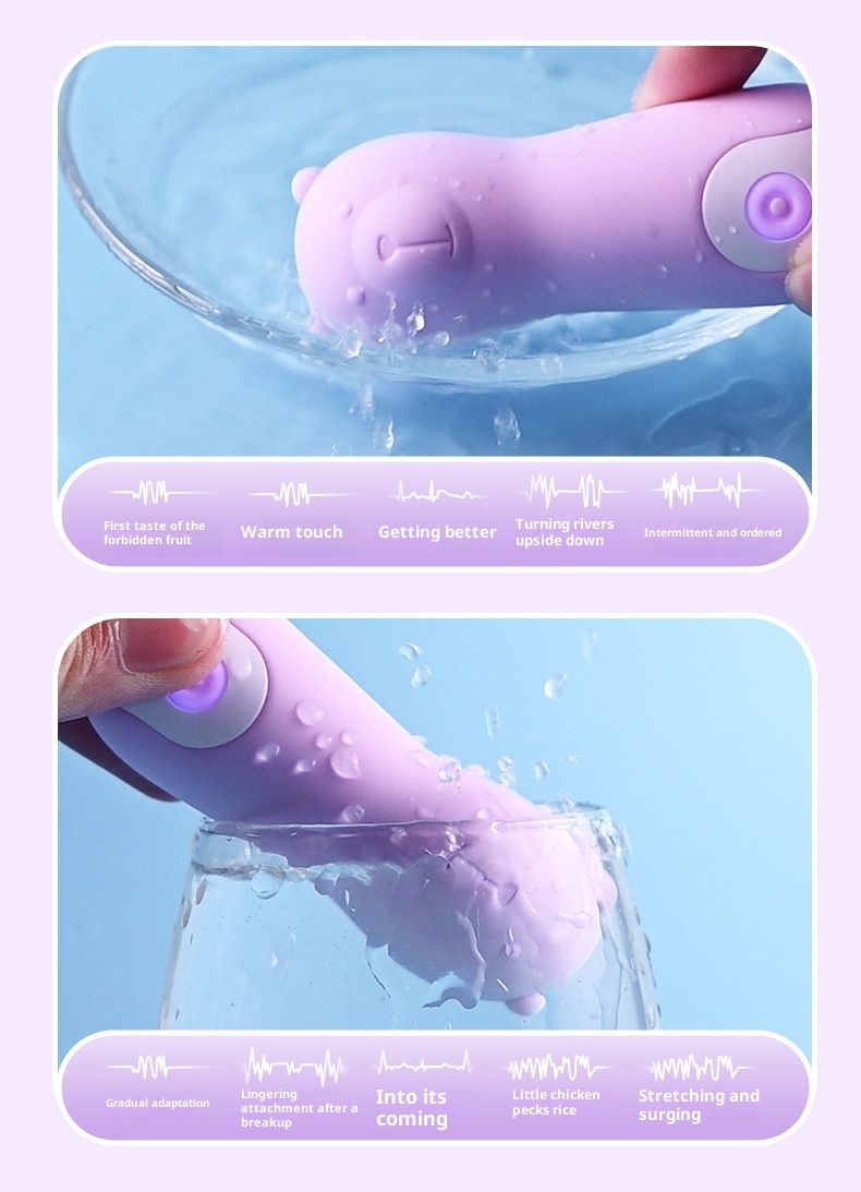 LuvBox Laile Lala Bear Vibratore Silenzioso con Succhiamento Invisibile, Dispositivo di Autodifesa Silenzioso per Donne, Piccolo Giocattolo Istantaneo_voghion.com