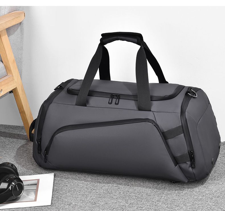 Travel Bags Men's Fitness Bag, Dry And Wet Separation, Portable Shoulder Bag, Training Sports Bag, Large Capacity Luggage, Backpack, Travel Bag_voghion.com