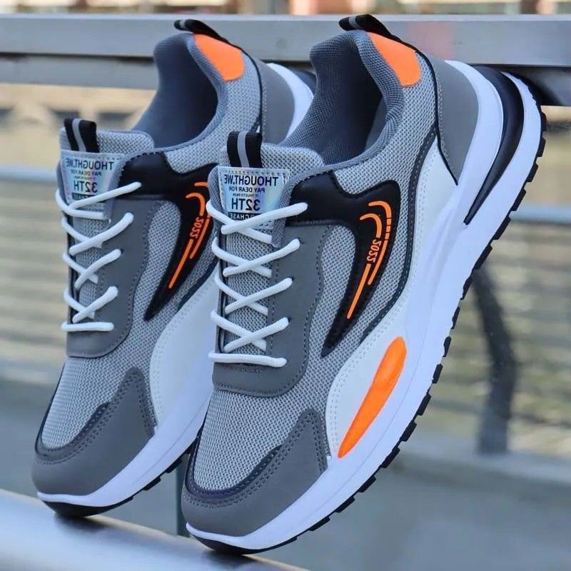 Scarpe da corsa versatili per ragazzi Four Seasons da uomo, resistenti, casual, con colori a contrasto, per papà_voghion.com