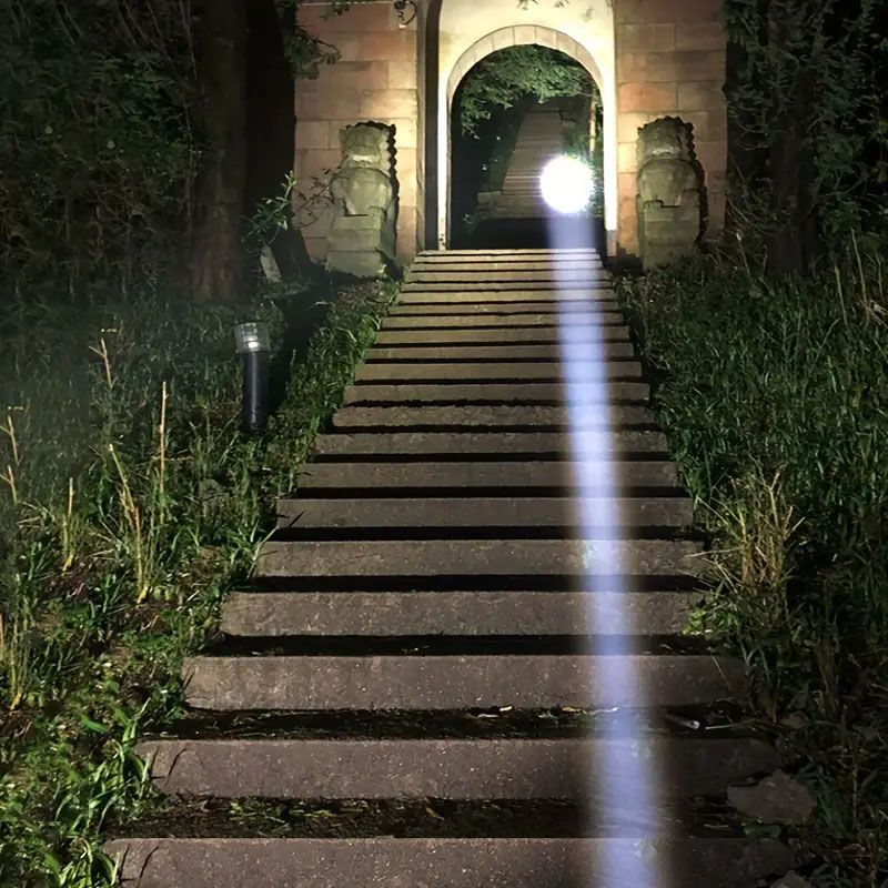 Lampe frontale rechargeable ultra-lumineuse avec détecteur de mouvement et LED intégrée, étanche et clignotante, idéale pour le camping en extérieur._voghion.com