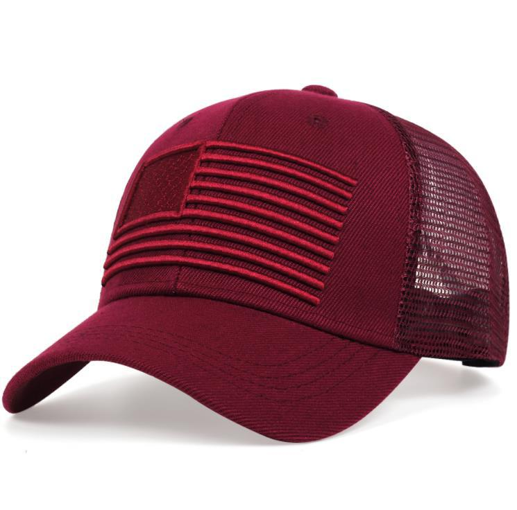 Jarní a letní nový styl pánské a dámské baseballové čepice s vyšívanou americkou vlajkou a opalovacím krémem, pánská a dámská móda_voghion.com