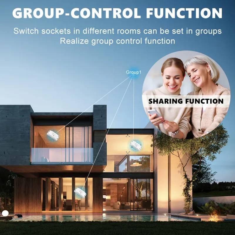 Tuya WiFi Switch Mini Universal Breaker Smart Life Wireless Remote Control Works With Alexa Google Home Yandex Alice_voghion.com